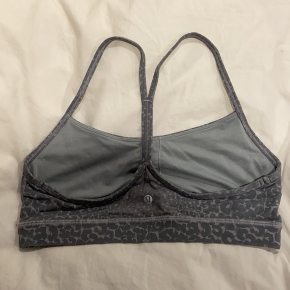 Grey lululemon flow y sports bra - Picture 2 of 2